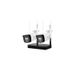 Hikvision DS-J142I/NKS424W0H - Kit compuesto por 2 cámaras IP WiFi bullet de 4Mpx más NVS, con fuentes y cable UTP Cat5e de 1 metro.