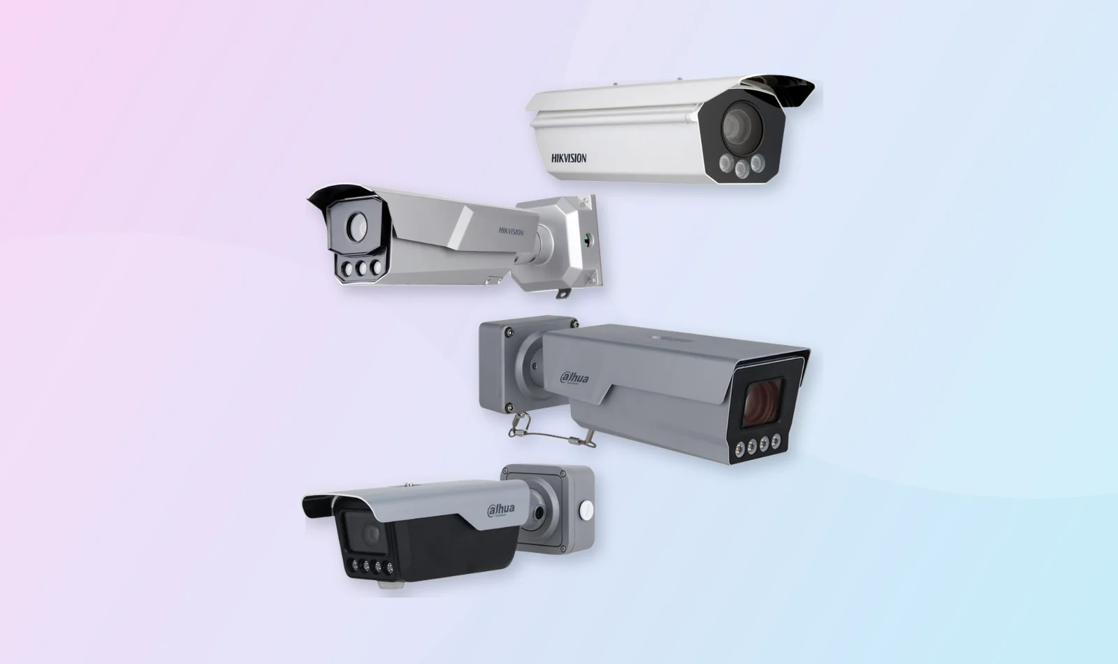 Cámaras LPR ANPR para lectura de patentes Hikvision Dahua Axis